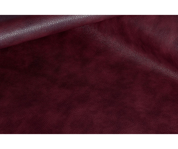 рулонная кожа stella-clean bordo